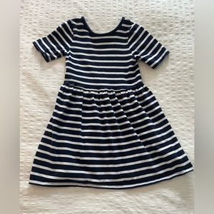 Baby gap navy and white striped dress. Size 5